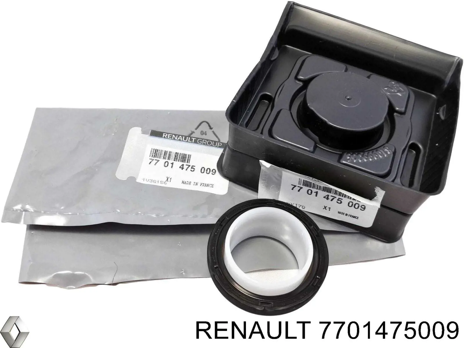 Compre 7701475009 Renault (RVI) Vedação dianteira de cambota de motor