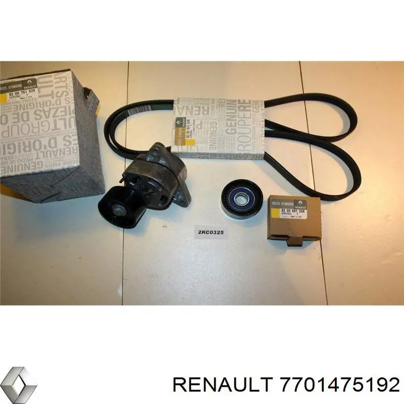 Correia dos conjuntos de transmissão, kit Renault (RVI) 7701475192 preço, a partir de 132,49 USD