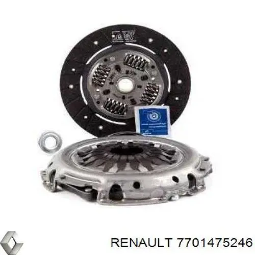 Compre 7701475246 Renault (RVI) Kit de embraiagem (3 peças)
