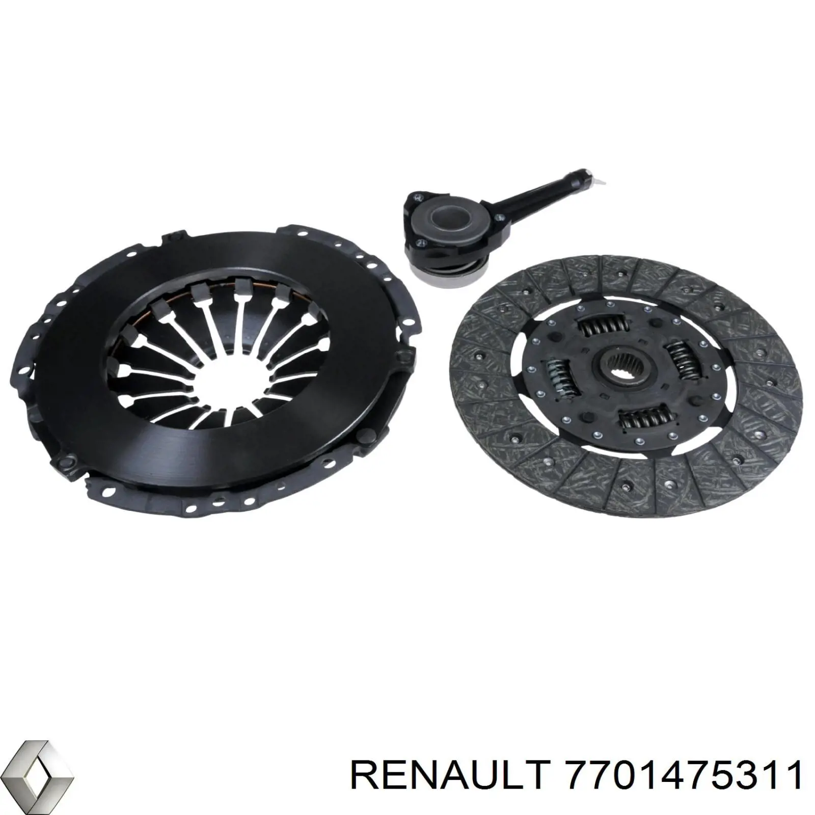 Kit de embraiagem (3 peças) Renault (RVI) 7701475311 preço, a partir de 160,95 USD
