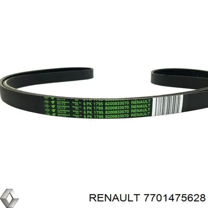 Correia dos conjuntos de transmissão, kit Renault (RVI) 7701475628 preço, a partir de 123,49 USD
