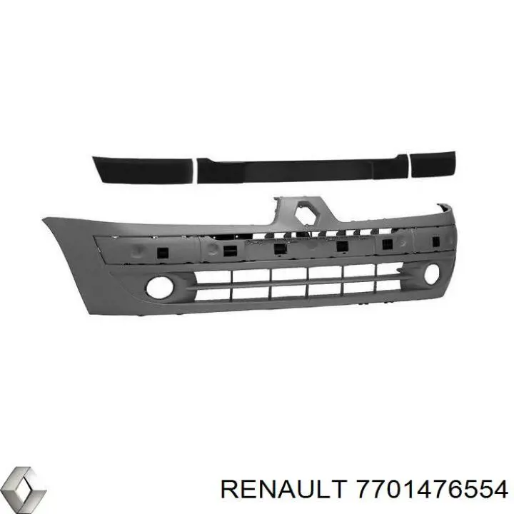 Compre 7701476554 Renault (RVI) Pára-choque dianteiro