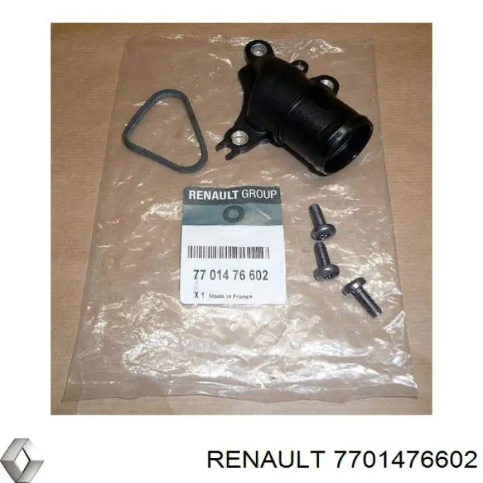 7701476602 Renault (RVI) Flange do sistema de esfriamento (união em T)