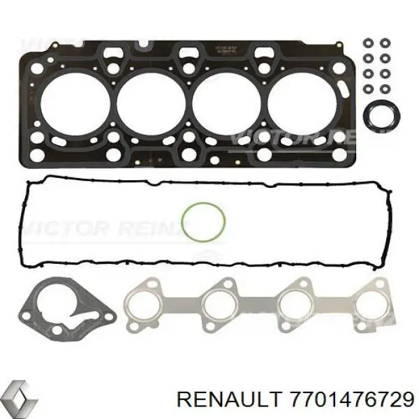 Compre 7701476729 Renault (RVI) Kit superior de vedantes de motor