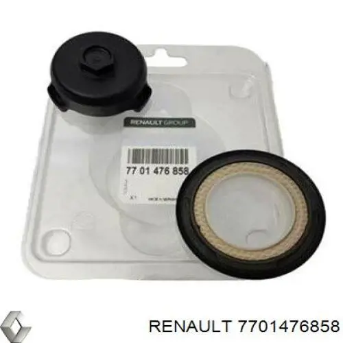 Compre 7701476858 Renault (RVI) Vedação dianteira de cambota de motor