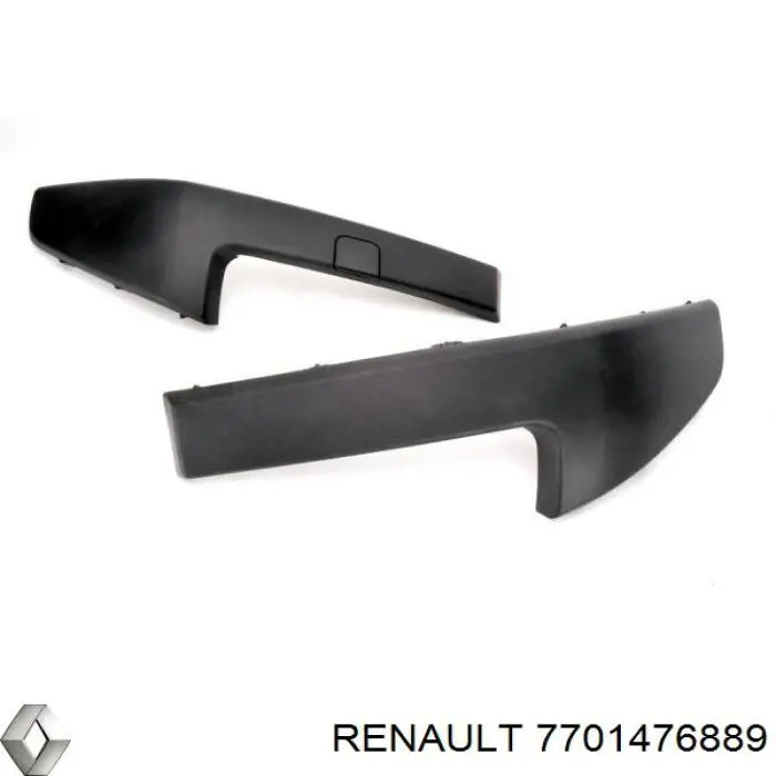 Compre 7701476889 Renault (RVI) Placa sobreposta do pára-choque dianteiro