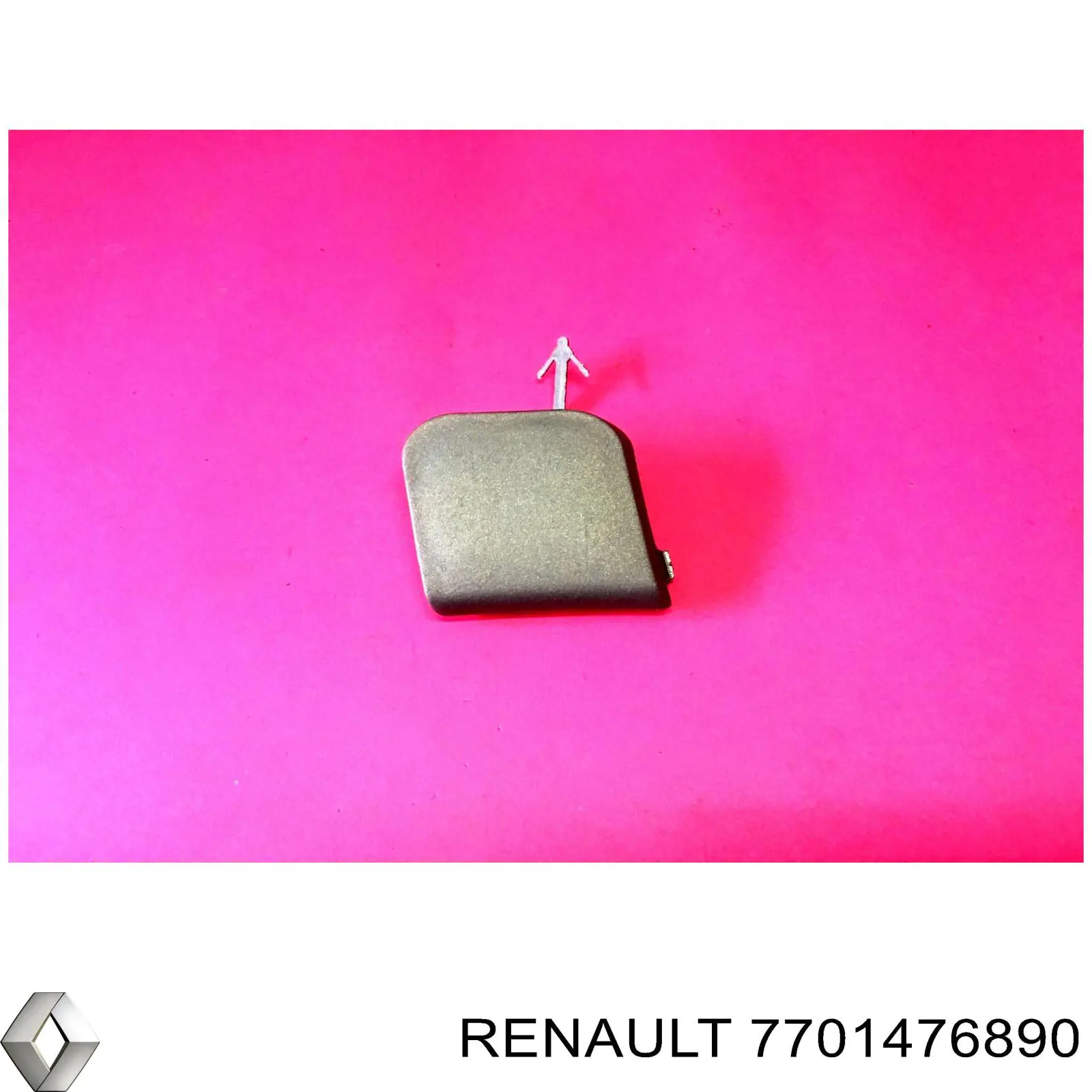 Tampão dianteira do pára-choque do gancho de reboque para Renault Megane II BM0, CM0, BM1, CM1