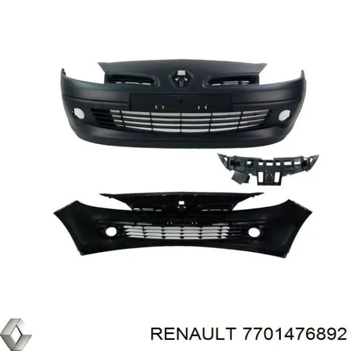 Compre 7701476892 Renault (RVI) Pára-choque dianteiro