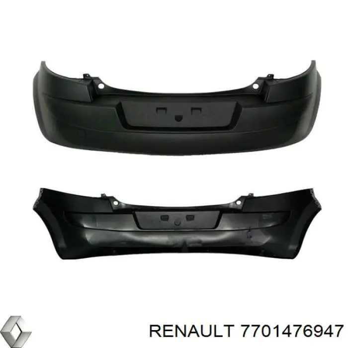 Placa sobreposta do pára-choque traseiro Renault (RVI) 7701476947 preço, a partir de 96,40 USD
