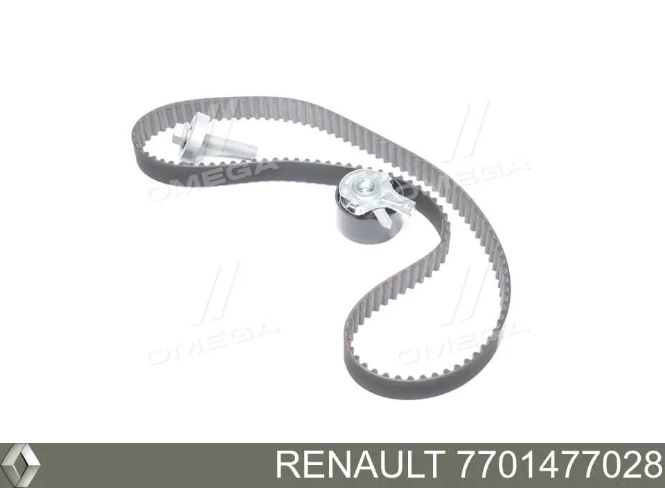7701477028 Renault (RVI) Correia do mecanismo de distribuição de gás, kit