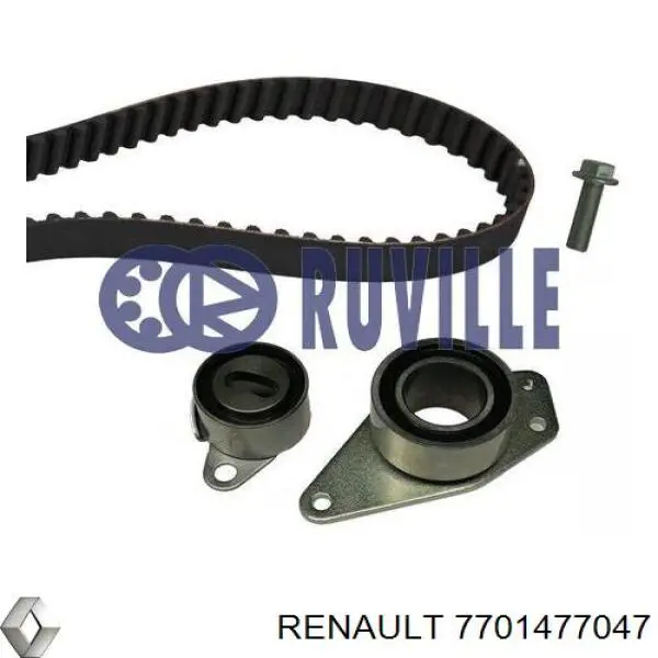 Correia do mecanismo de distribuição de gás, kit Renault (RVI) 7701477047 preço, a partir de 173,34 USD