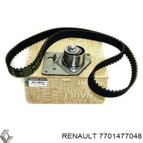 Compre 7701477048 Renault (RVI) Correia do mecanismo de distribuição de gás, kit