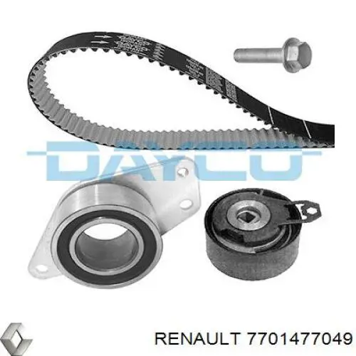Correia do mecanismo de distribuição de gás Renault (RVI) 7701477049 preço, a partir de 34,14 USD