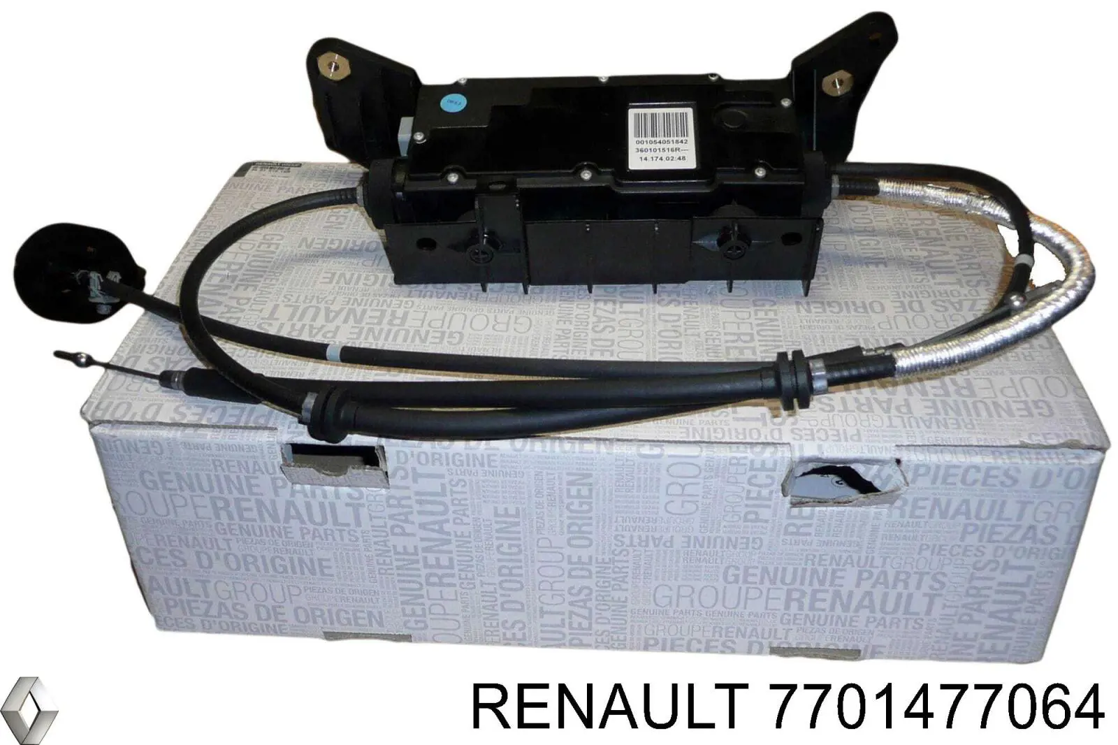 Compre 8200396850 Renault (RVI) Cabo traseiro direito/esquerdo do freio de estacionamento