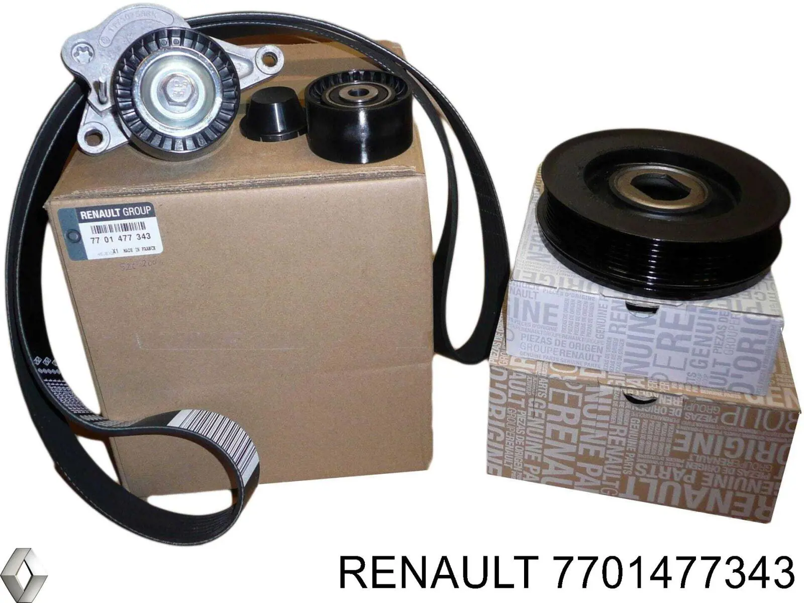 Correia dos conjuntos de transmissão, kit Renault (RVI) 7701477343 preço, a partir de 280,63 USD