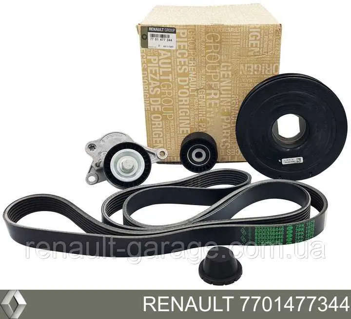 7701477344 Renault (RVI) Correia dos conjuntos de transmissão, kit