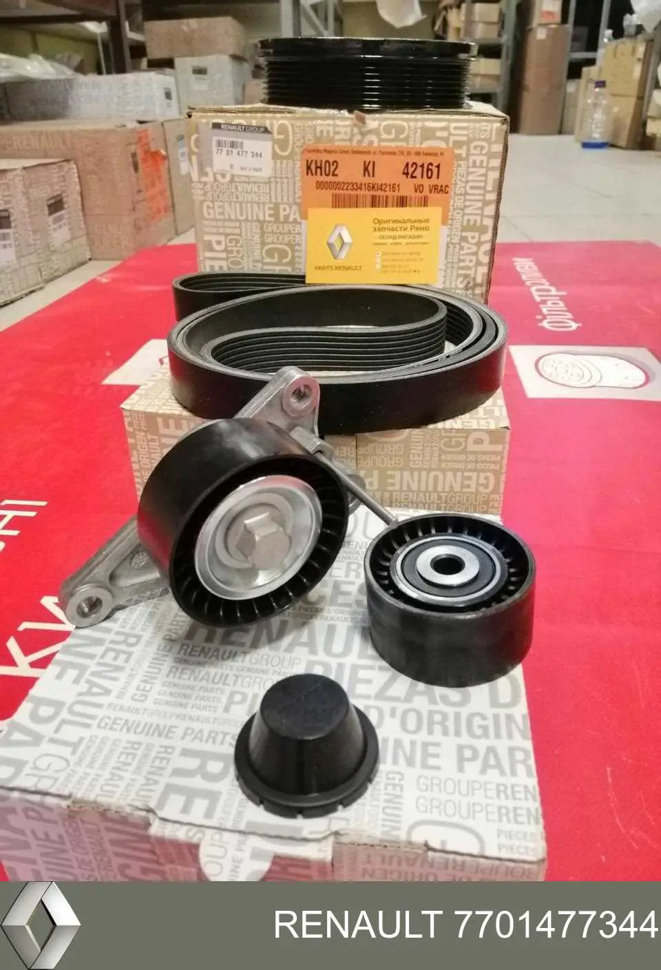 Compre 7701477344 Renault (RVI) Correia dos conjuntos de transmissão, kit