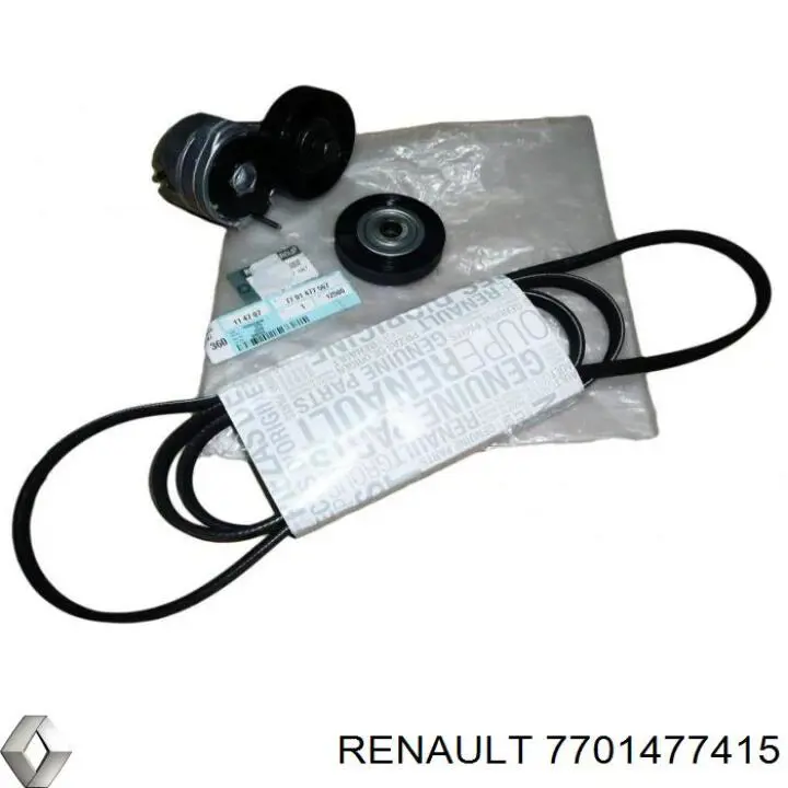 Compre 7701477415 Renault (RVI) Correia dos conjuntos de transmissão, kit