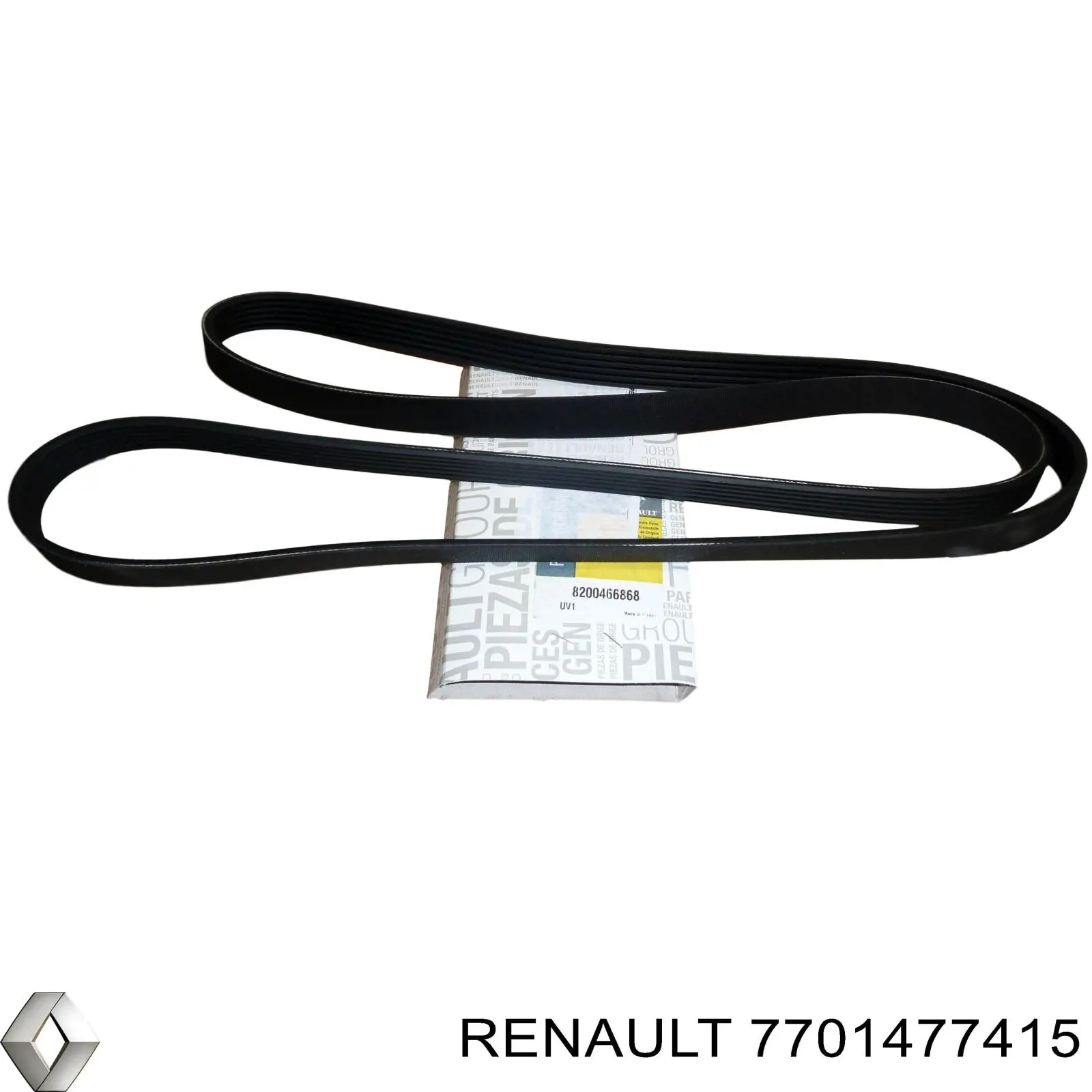 Correia dos conjuntos de transmissão, kit 7701477415 Renault (RVI)