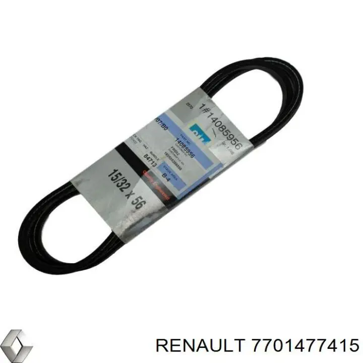 7701477415 Renault (RVI) Correia dos conjuntos de transmissão, kit