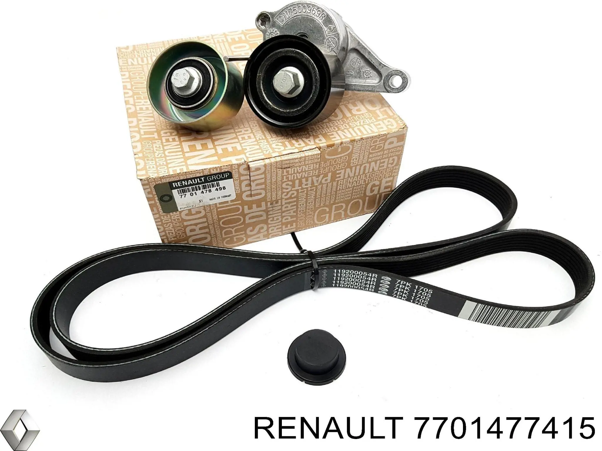 Correia dos conjuntos de transmissão, kit Renault (RVI) 7701477415 preço, a partir de 154,73 USD