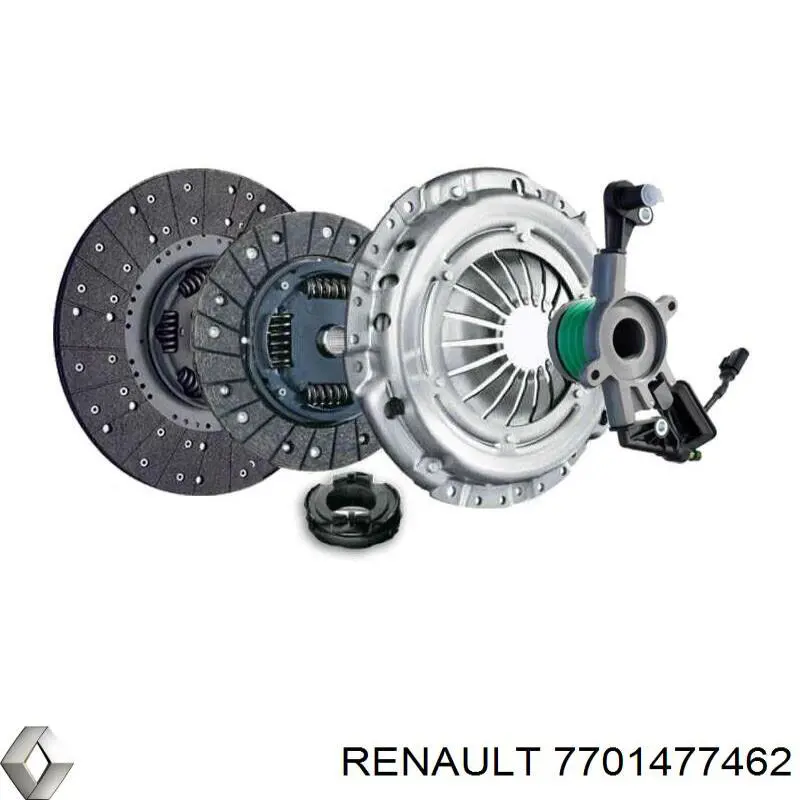 Compre 7701477462 Renault (RVI) Kit de embraiagem (3 peças)
