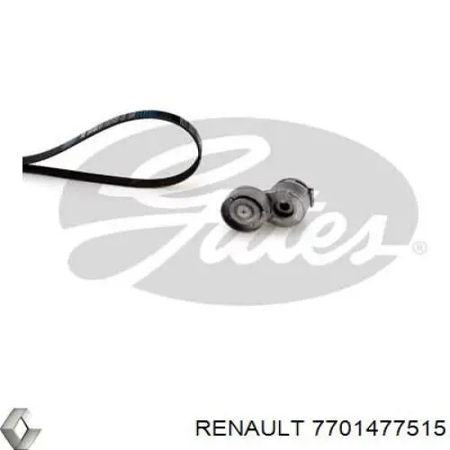 7701477515 Renault (RVI) Correia dos conjuntos de transmissão, kit