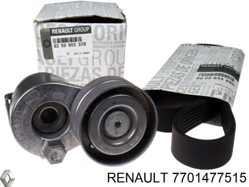 Correia dos conjuntos de transmissão, kit Renault (RVI) 7701477515 preço, a partir de 99,97 USD