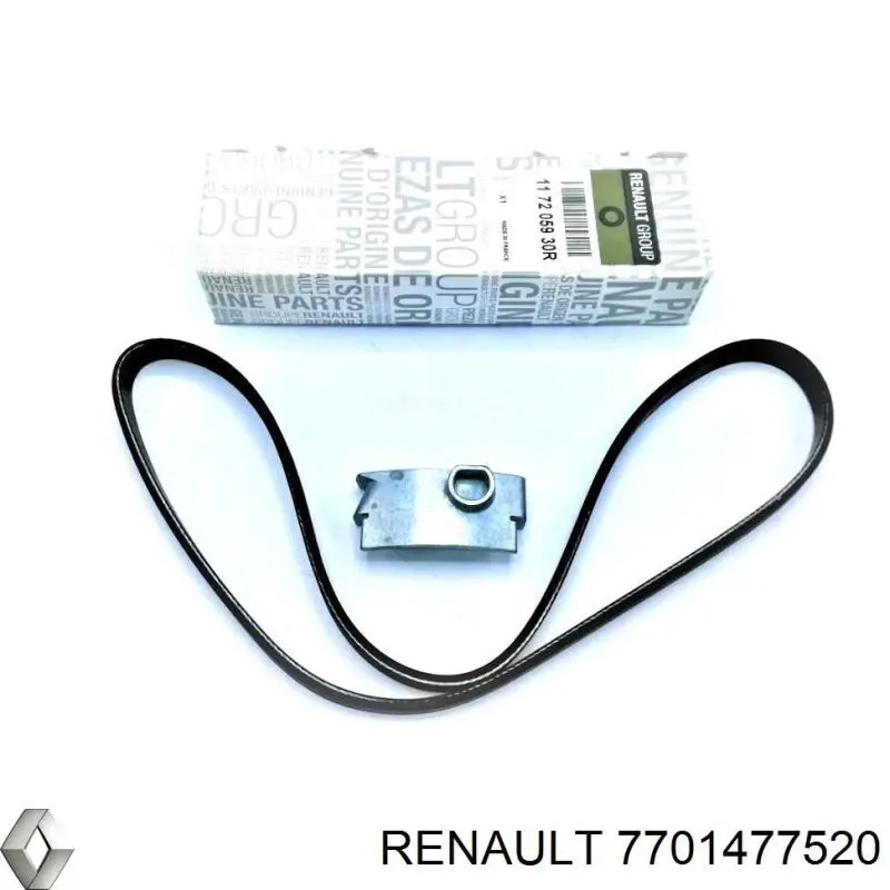 Correia dos conjuntos de transmissão, kit Renault (RVI) 7701477520 preço, a partir de 104,34 USD