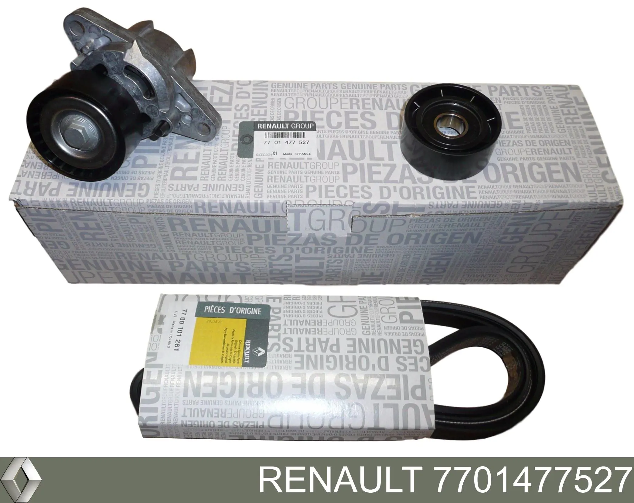 7701477527 Renault (RVI) Correia dos conjuntos de transmissão, kit