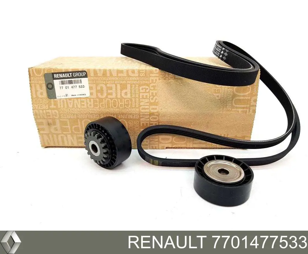 7701477533 Renault (RVI) Correia dos conjuntos de transmissão, kit