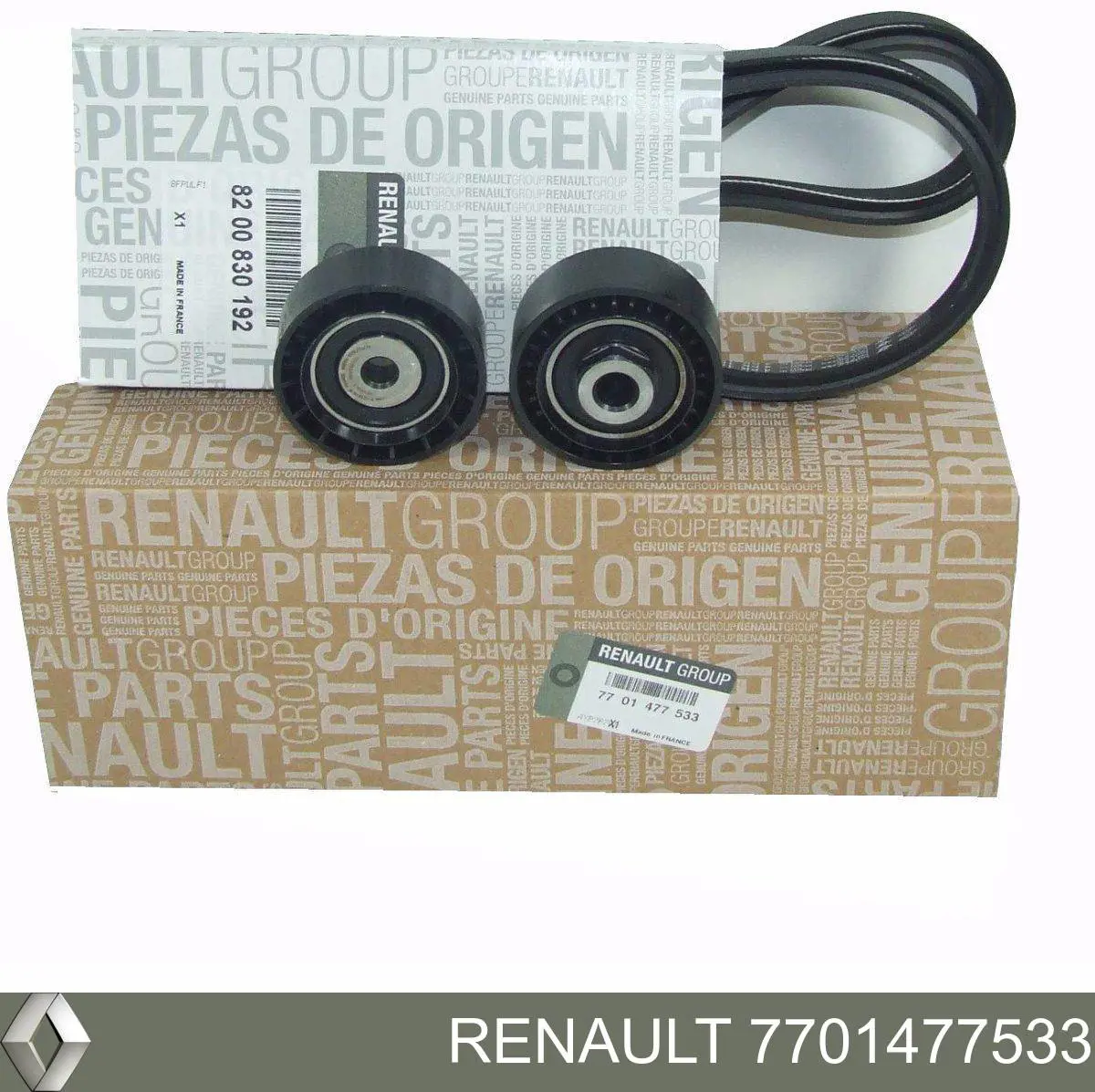 Correia dos conjuntos de transmissão, kit Renault (RVI) 7701477533 preço, a partir de 84,99 USD