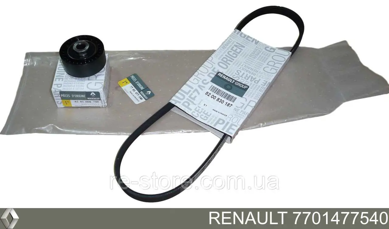 7701477540 Renault (RVI) Correia dos conjuntos de transmissão, kit