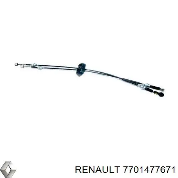 Compre 7701477671 Renault (RVI) Cabo de mudança duplo