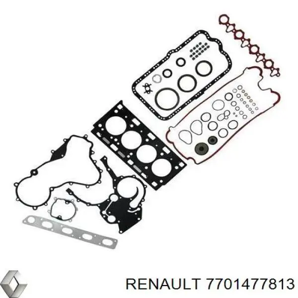 Compre 7701477813 Renault (RVI) Kit superior de vedantes de motor