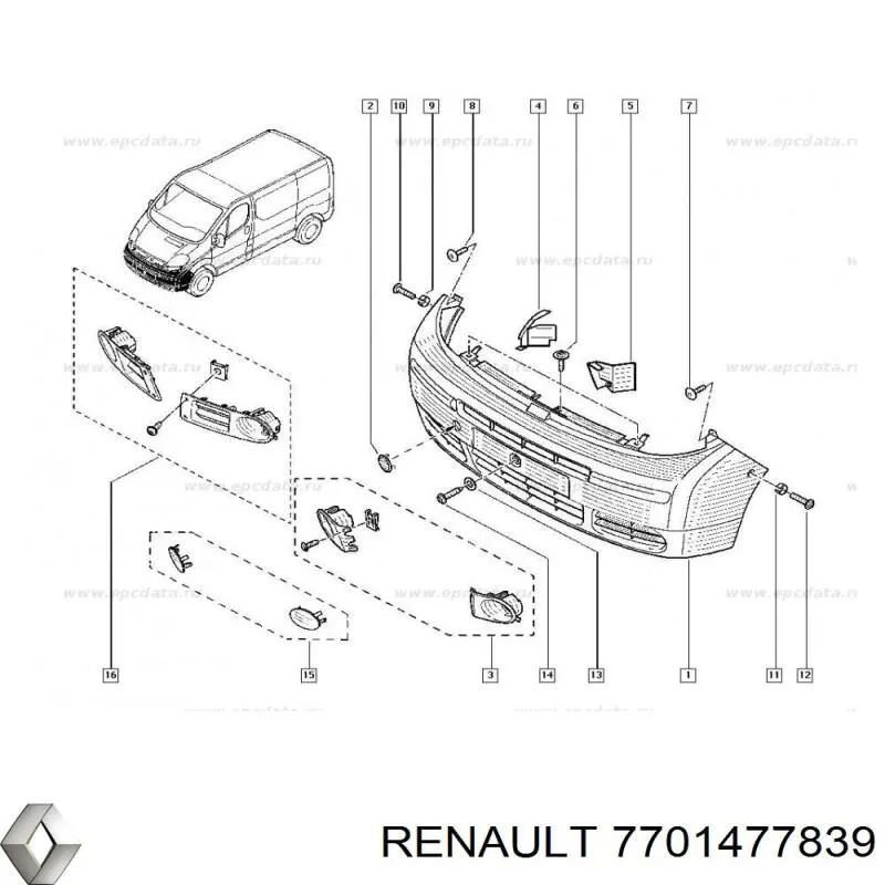 Compre 7701477839 Renault (RVI) Respirador da Caixa de Mudança