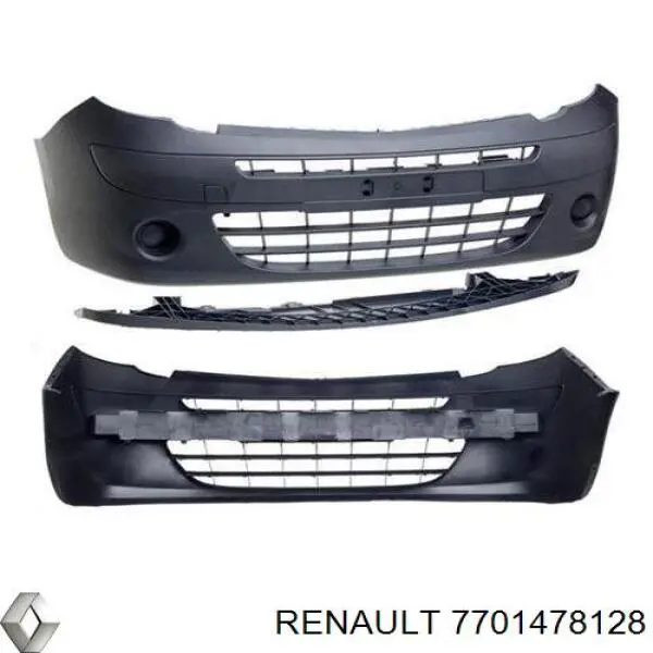 7701478128 Renault (RVI) Pára-choque dianteiro