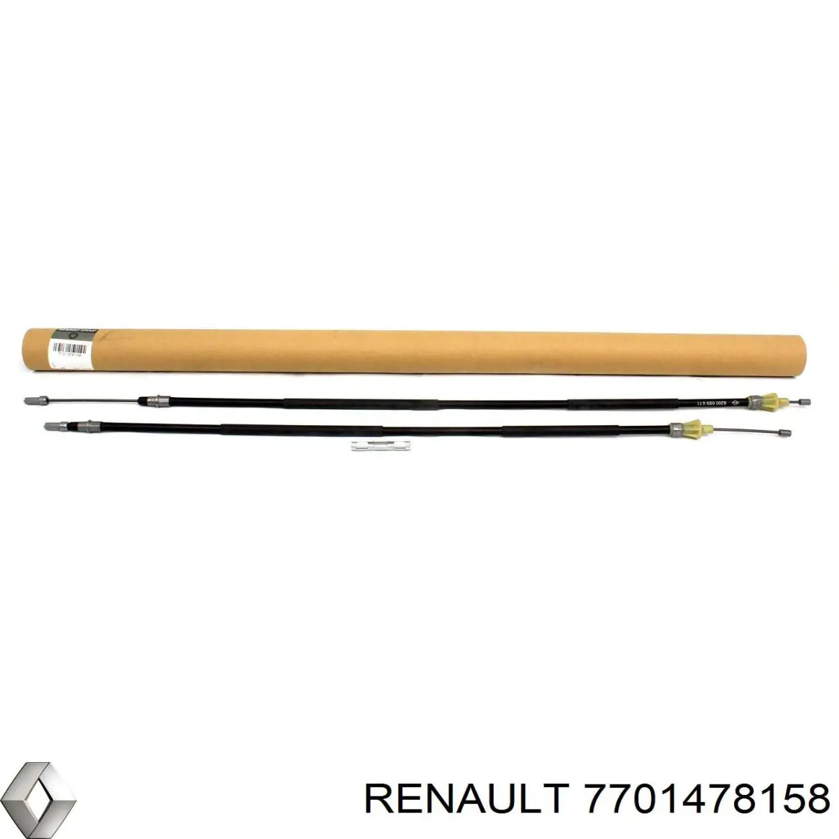 Compre 7701478158 Renault (RVI) Cabo traseiro direito/esquerdo do freio de estacionamento