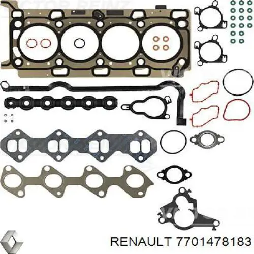 Kit superior de vedantes de motor Renault (RVI) 7701478183 preço, a partir de 137,57 USD