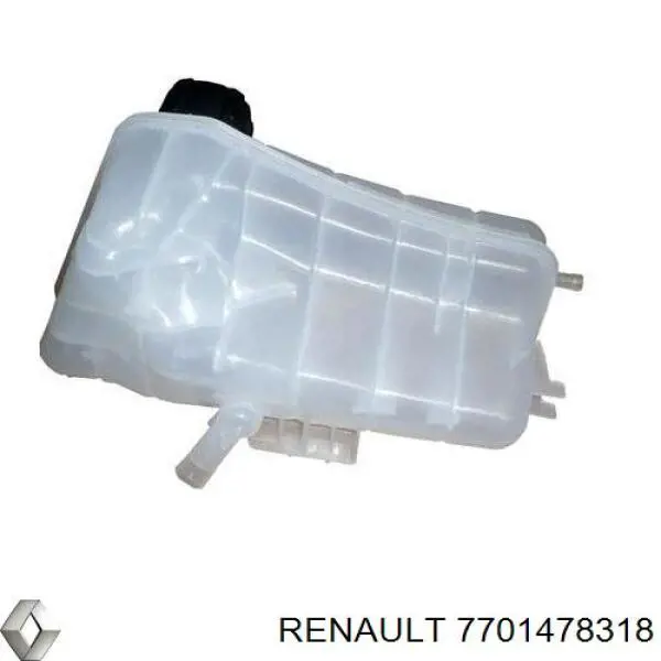 7701478318 Renault (RVI) Tanque de expansão do sistema de esfriamento