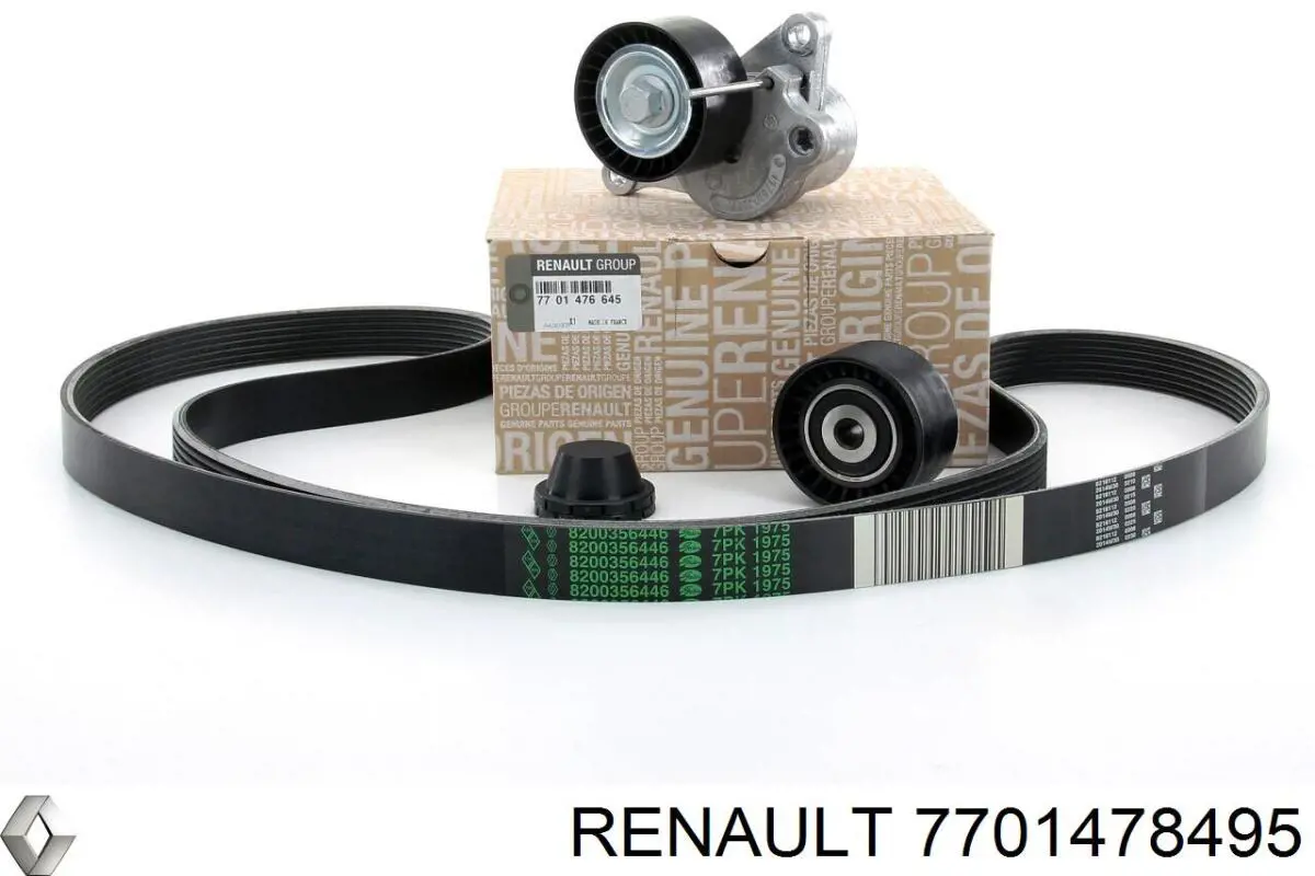 Correia dos conjuntos de transmissão, kit Renault (RVI) 7701478495 preço, a partir de 121,61 USD