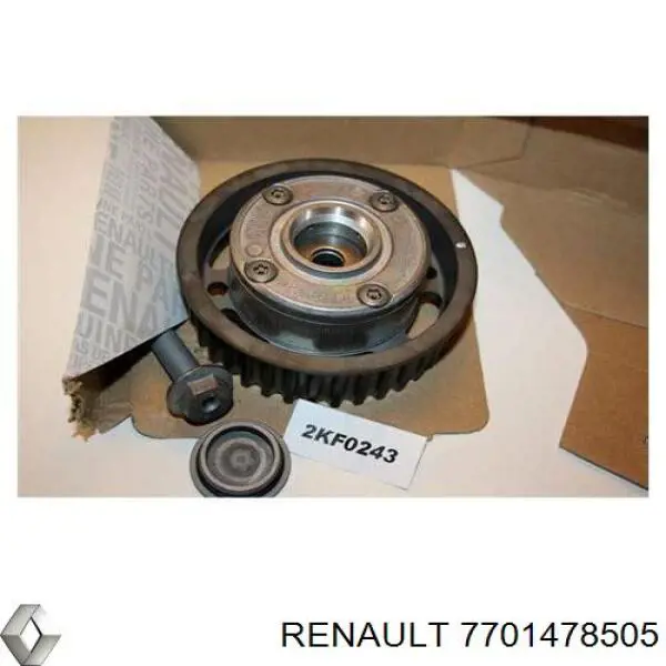 Engrenagem de cadeia de roda dentada da árvore distribuidora de admissão de motor Renault (RVI) 7701478505 preço, a partir de 147,52 USD