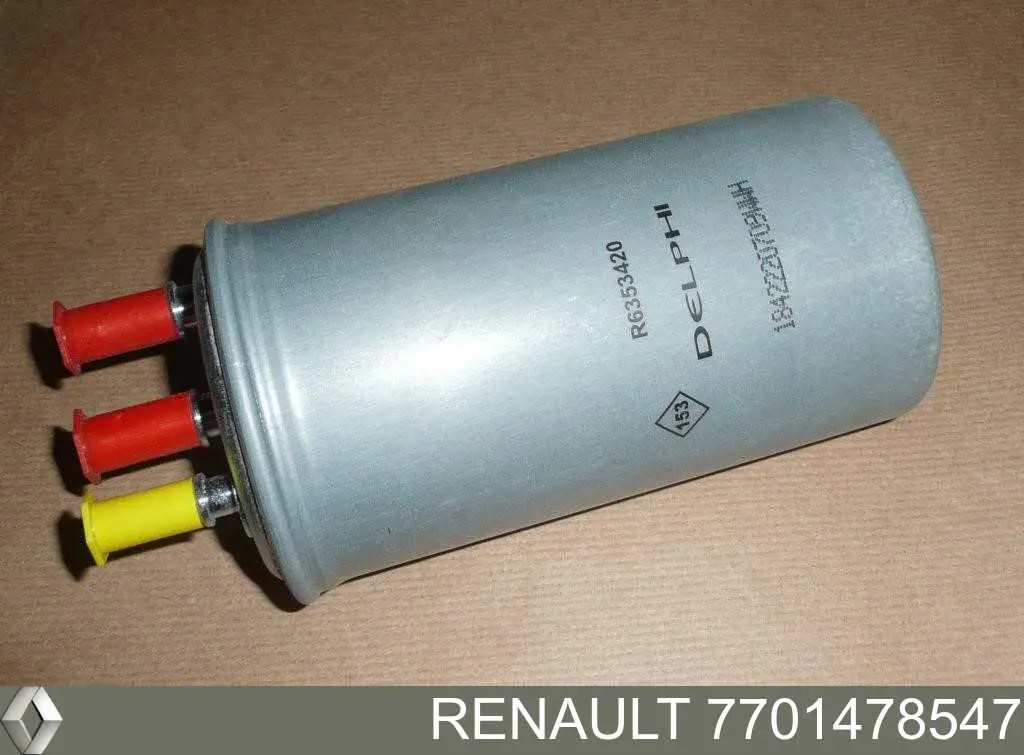 7701478547 Renault (RVI) Filtro de combustível