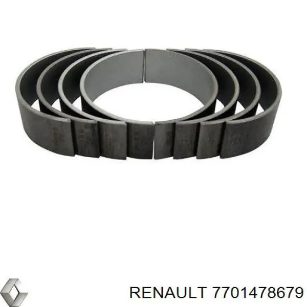 Compre 7701478679 Renault (RVI) Folhas inseridas de cambota de biela, kit, padrão (STD)
