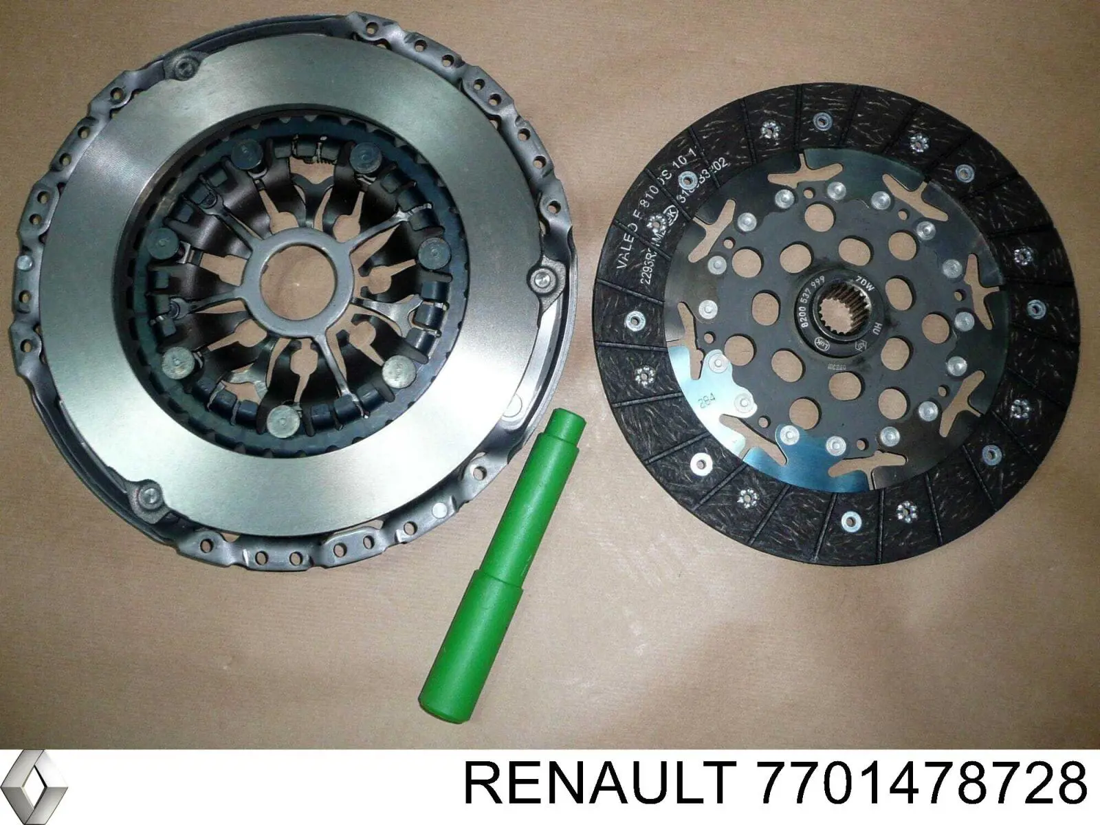 Kit de embraiagem (3 peças) Renault (RVI) 7701478728 preço, a partir de 120,88 USD