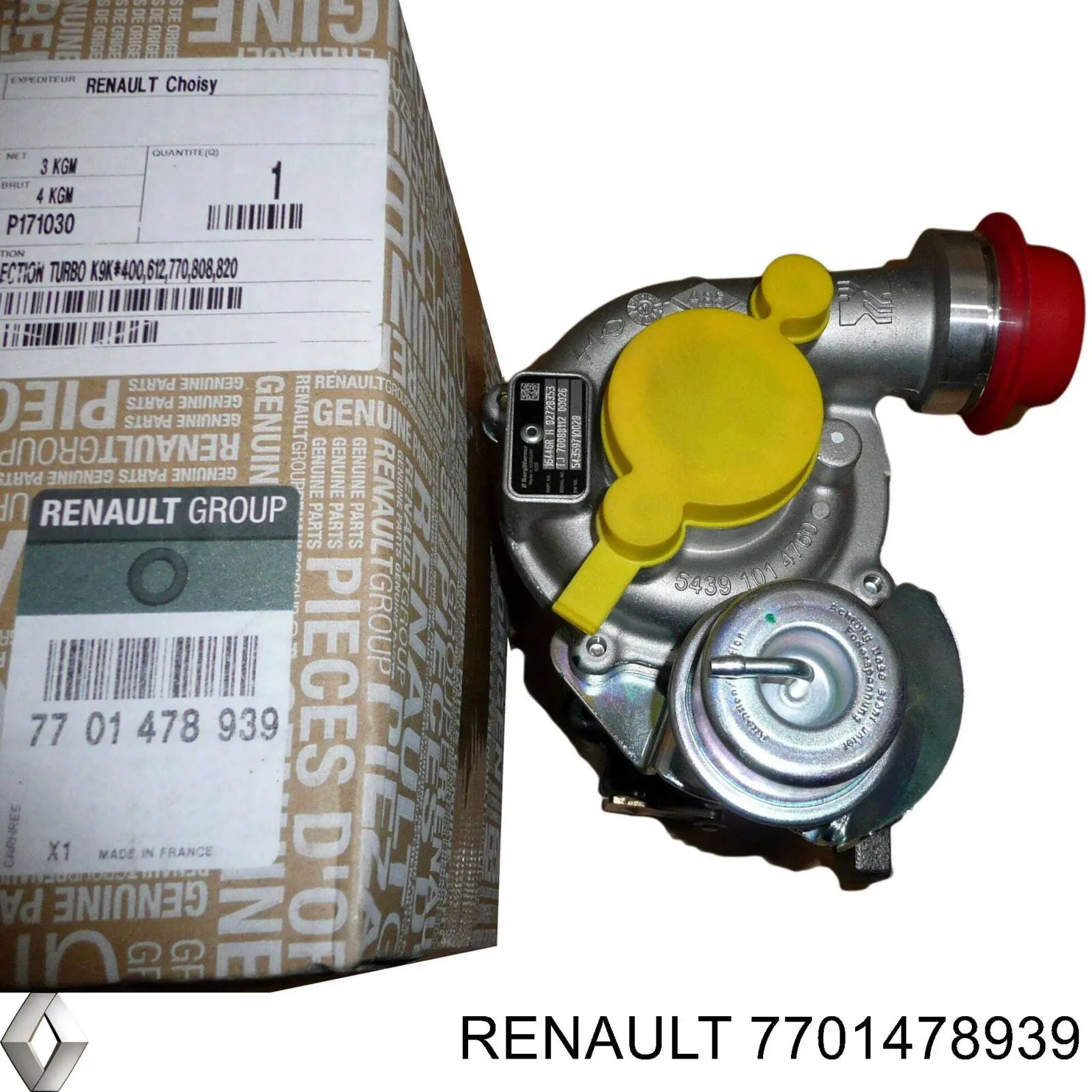 Turbina Renault (RVI) 7701478939 preço, a partir de 229,85 USD