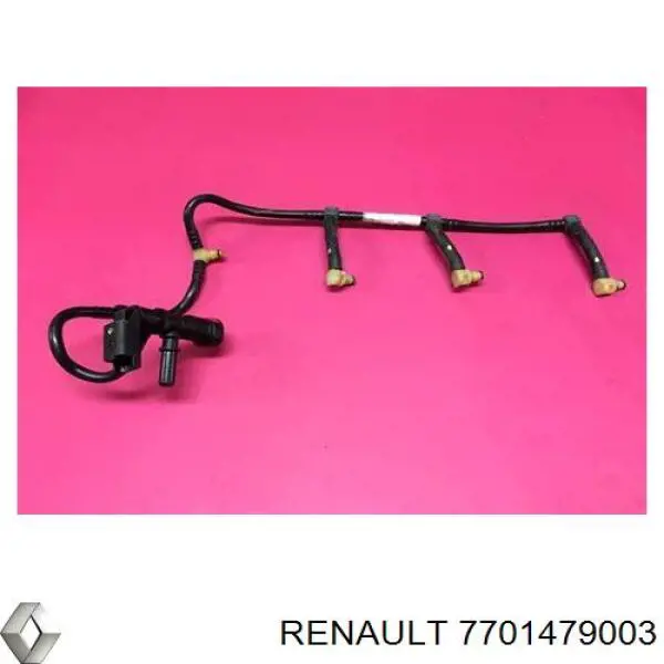 Tubo de combustível, inverso desde os injetores Renault (RVI) 7701479003 preço, a partir de 64,49 USD