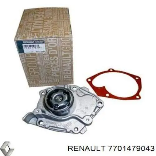 Compre 7701479043 Renault (RVI) Bomba de água (bomba) de esfriamento