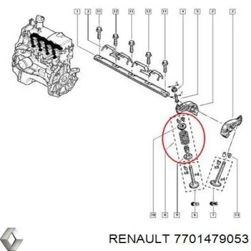Compre 7701479053 Renault (RVI) 