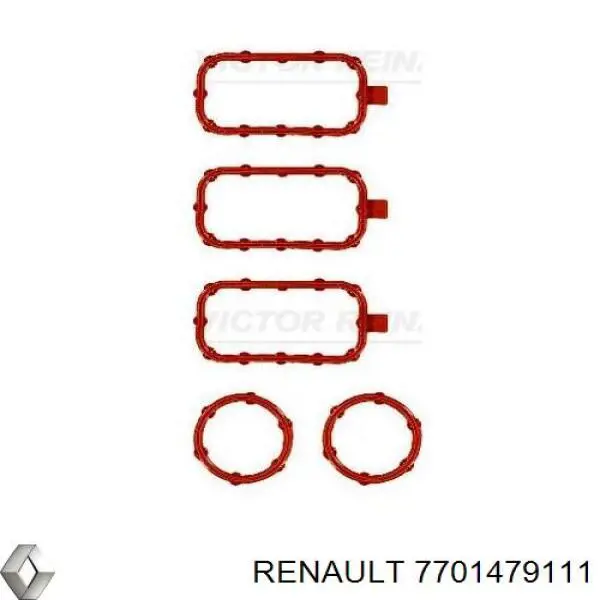 7701479111 Renault (RVI) Vedante da tampa de válvulas de motor, kit
